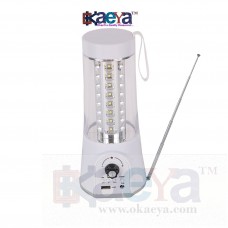 OkaeYa RL-1948R-WH 9-Watt Rechargeable 48 LED Emergency Light (White)